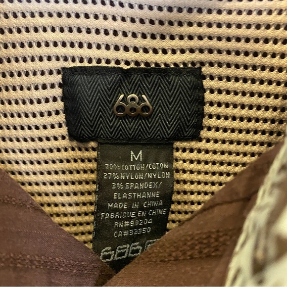 686 womens long sleeve western shirt button down medium vented - Picture 4 of 6